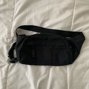 Black Lululemon On the Beat Belt Bag Fanny Pack